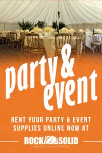 320x480 party rental display ad example