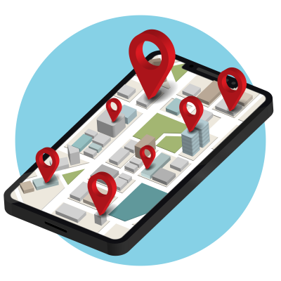 addressable geofencing phone