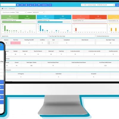 integraRental Monitor Rental | Best Rental Software | online equipment rental software | rental computer software
