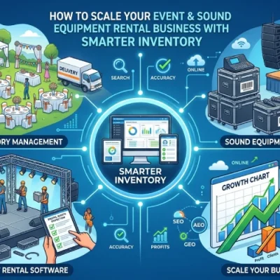 How to Scale Your Event & Sound Equipment Rental Business with Smarter Inventory
